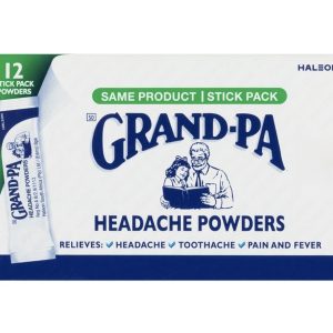 Grand-Pa Headache Powders Sticks 12’s available near me at HillCare Pharmacy in Hillbrow and Johannesburg CBD